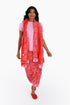 Scarf in printed cotton voile
